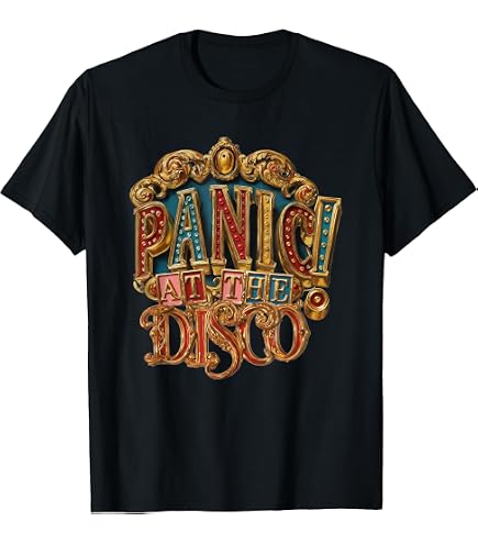 Amazon.com: Panic! at The Disco - Lightning T-Shirt Small